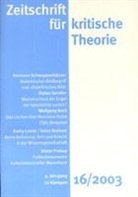 Wolfgang Bock, Sven Kramer, Gerhard Schweppenhäuser - Zeitschrift für kritische Theorie 16