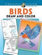 Marty Noble - Creative Haven Birds Draw and Color