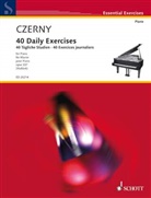 Carl Czerny, Ulric Mahlert, Ulrich Mahlert - 40 daily Exercises op. 337, für Klavier. 40 Tägliche Studien op. 337, für Klavier