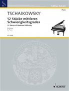 Peter I. Tschaikowski, Peter Iljitsch Tschaikowsky, E Vajdman, Polin E Vajdman, Ludmila Korabelnikova, Korabel'nikova... - 12 St&uuml;cke mittleren Schwierigkeitsgrades
