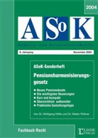 Wolfgang Höfle, Walter Pöltner, Wolfgang Höfle, Walter Pöltner - ASoK-Sonderheft - 2004/11: Pensionsharmonisierungsgesetz (f. Österreich)