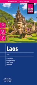 Reise Know-How Verlag Peter Rump GmbH, Peter Rump Verlag - Reise Know-How Landkarte Laos