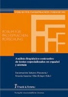 Vessel Ivanova, Vessela Ivanova, Elke Krüger, Encarnación Tabares Plasencia - Análisis lingüístico contrastivo de textos especializados en español y alemán