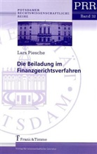 Lars Piesche - Die Beiladung im Finanzgerichtsverfahren
