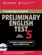 Cambridge Preliminary English Test, New Edition - 5: Student's Book with answers, w, 2 Audio-CDs