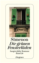 Georges Simenon - Ausgewählte Romane in 50 Bänden - Bd. 28: Die grünen Fensterläden