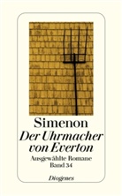 Georges Simenon - Ausgewählte Romane in 50 Bänden - Bd. 34: Der Uhrmacher von Everton