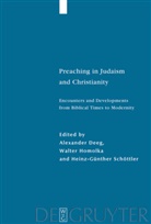 Alexander Deeg, Walte Homolka, Walter Homolka, Heinz-Günther Schöttler - Preaching in Judaism and Christianity