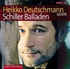 Friedrich Schiller, Friedrich von Schiller, Heikko Deutschmann - Heikko Deutschmann spricht Schiller Balladen, 1 Audio-CD (Audio book)