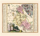 Peter (der Jüngere) Schenk, Haral Rockstuhl - Historische Karte: Stifts Amt Wurzen mit den Ämtern Eilenburg und Düben 1753 (Plano)