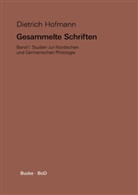 Wilhelm Dilthey, Dietrich Hofmann, Arnold Schönberg, Ger Kreutzer, Gert Kreutzer, Alastair Walker... - Gesammelte Schriften - BD I: Gesammelte Schriften / Studien zur Nordischen und Germanischen Philologie. Bd.1