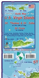 Franko Maps Franko's Guide Map of the U.S. Virgin Islands, St Thomas & St. John