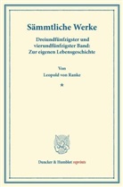 Leopold von Ranke, Alfre Dove, Alfred Dove - Sämmtliche Werke.
