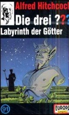 Oliver Rohrbeck, Jens Wawrczeck - Die drei Fragezeichen und . . ., Cassetten - 91: Labyrinth der Götter, 1 Cassette