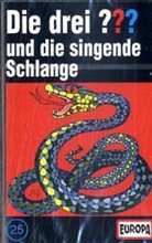 Oliver Rohrbeck, Jens Wawrczeck - Die drei Fragezeichen und . . ., Cassetten - 25: Die singende Schlange, 1 Cassette