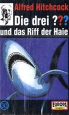 Oliver Rohrbeck, Jens Wawrczeck - Die drei Fragezeichen und . . ., Cassetten - 30: Das Riff der Haie, 1 Cassette