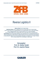 Günter Fandel, Joachim Reese - Zeitschrift für Betriebswirtschaft - Ergänzungsheft - Heft 2005/4: Reverse Logistics II. Tl.2