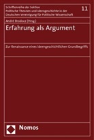 Andre Brodocz, André Brodocz - Erfahrung als Argument
