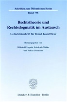 Wilfried Erbguth, Friedric Müller, Friedrich Müller, Volker Neumann - Rechtstheorie und Rechtsdogmatik im Austausch.