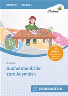 Birgit Kraft - Buchstabenbilder zum Ausmalen