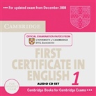 Cambridge First Certificate in English 1 (Exam 2008): 2 Audio-CDs (Audio book)