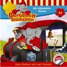 Elfie Donnelly, E. Ott - Benjamin Blümchen als Lokomotivführer, 1 Audio-CD (Audiolibro)