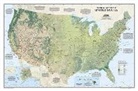 National Geographic Maps: National Geographic Map United States Physical, Planokarte