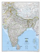National Geographic Maps: National Geographic Map India Classic, Planokarte