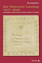 Henning Kästner - Der Weimarer Landtag 1817-1848