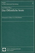 Gerd Winter - Das Öffentliche heute
