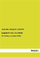 Johann August Lefarth - Lambert von Hersfeld
