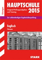 Katharina Menzel - Hauptschule 2015: Englisch, Hessen, Lösungen