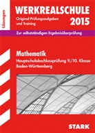Walter Schmid - Werkrealschule 2015: Mathematik Hauptschulabschlussprüfung 9./10. Klasse Baden-Württemberg, Lösungen