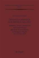 Esther-Beate Körber - Öffentlichkeiten der Frühen Neuzeit