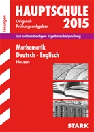Gabriele u Bachmann, Petr Koch, Petra Koch, Kari Marré-Harrak, Karin Marré-Harrak, Katharina Menzel... - Hauptschule 2015: Mathematik, Deutsch, Englisch Hessen (Lösungen)
