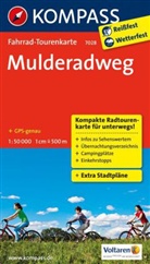 Kompass Fahrrad-Tourenkarte Mulderadweg