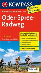 Kompass Fahrrad-Tourenkarte Oder-Spree-Radweg