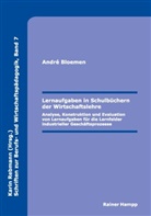 André Bloemen - Lernaufgaben in Schulbüchern der Wirtschaftslehre