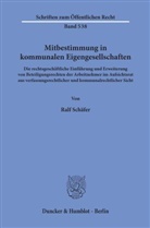 Ralf Schäfer - Mitbestimmung in kommunalen Eigengesellschaften.