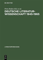 Petr Boden, Petra Boden, Eberhard Lämmert, Rosenberg, Rosenberg, Rainer Rosenberg - Deutsche Literaturwissenschaft 1945-1965
