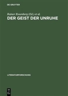 Petra Boden, Ing Münz-Koenen, Inge Münz-Koenen, Rainer Rosenberg - Der Geist der Unruhe
