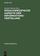 Monik Doherty, Monika Doherty - Sprachspezifische Aspekte der Informationsverteilung