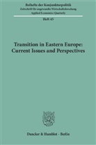 Beihefte der Konjunkturpolitik - 45: Transition in Eastern Europe: Current Issues and Perspectives.