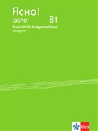 Monik Brosch, Monika Brosch, Galin Burdukowa, Galina Burdukowa, Christine Heyer - Jasno!: Lösungsheft B1