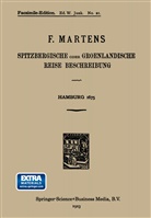 Friedrich Martens - Spitzbergische oder Groenlandische Reise Beschreibung gethan im Jahr 1671
