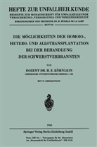 Heinz-Edzard Köhnlein - Die Möglichkeiten der Homoio-, Hetero- und Allotransplantation bei der Behandlung der Schwerstverbrannten