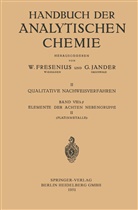 Geor Bauer, Georg Bauer, Konrad Ruthardt - Elemente der Achten Nebengruppe II