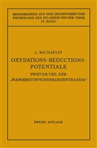 Leonor Michaelis - Oxydations-Reductions-Potentiale