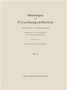 Walter Krüger - Mitttelungen über Forschungsarbeiten auf dem Gebiete des Ingenieurwesens