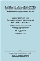Eric Jonasch, Erich Jonasch - Verhandlungen der Österreichischen Gesellschaft für Unfallchirurgie